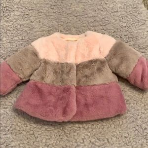 First Impressions - Colorblock Fur Jacket 💖